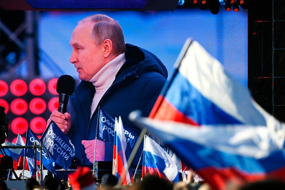 Putin iznenada "nestao" usred govora na stadionu: Iz Kremlja stiglo objašnjenje