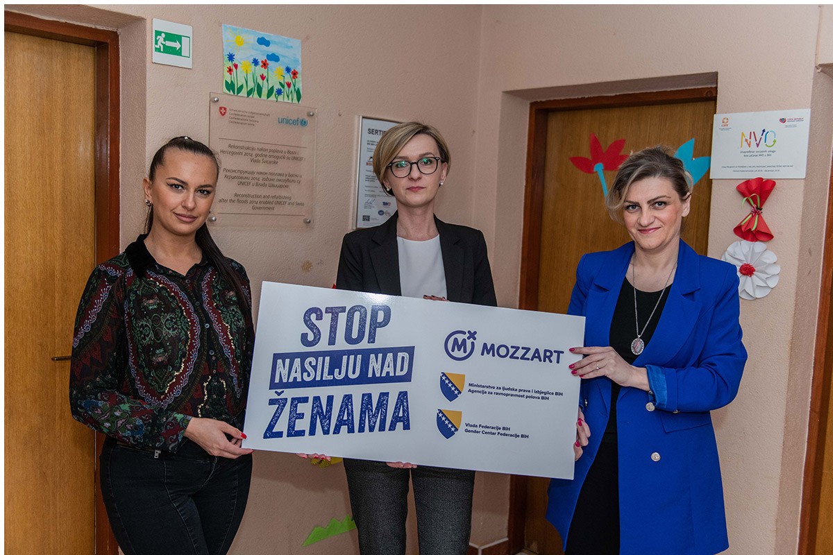 Mozzart uputio donaciju Sigurnoj kući u Modriči