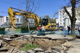Počela obnova centralne pješačke zone u Banjaluci