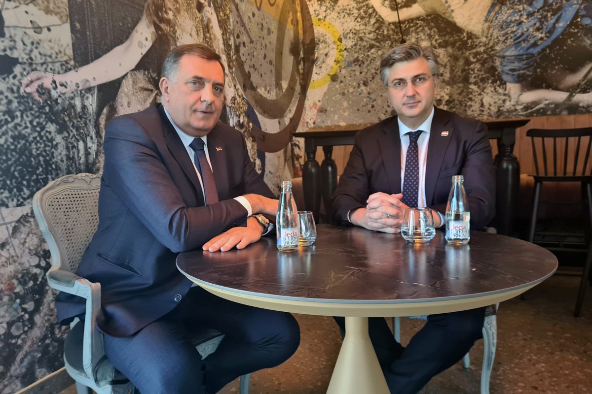 Dodik sa Plenkovićem: Problem jednog naroda u BiH je problem sva tri