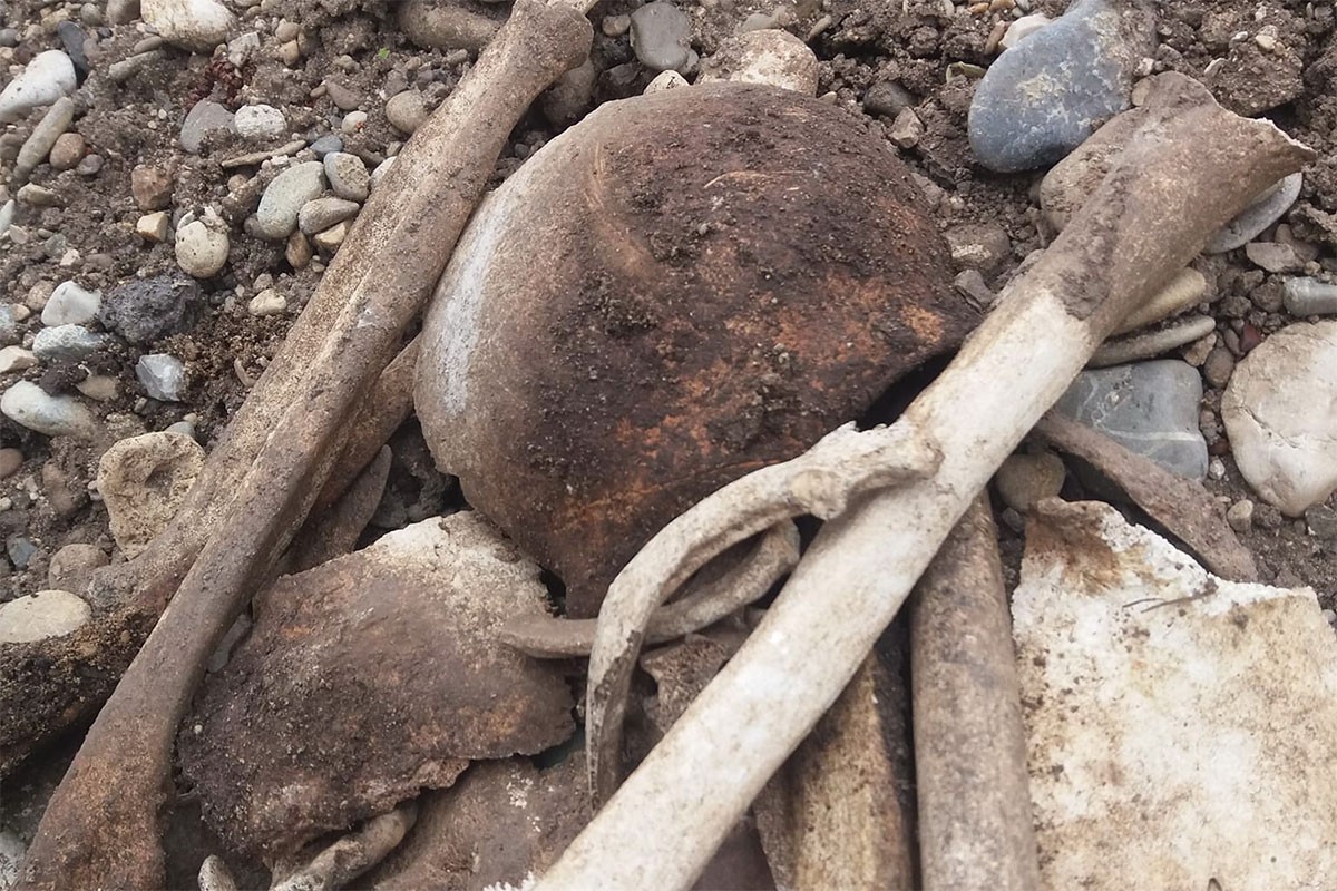 Ostaci ljudskih kostiju pronađeni u građevinskom nasipu
