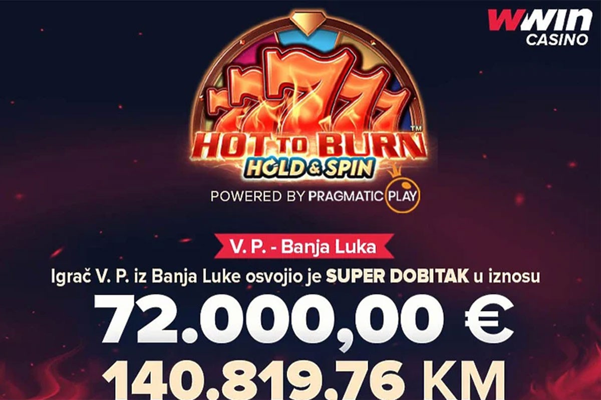 Super dobitak na Wwin casinu: Banjalučanin osvojio čak 140.000 KM