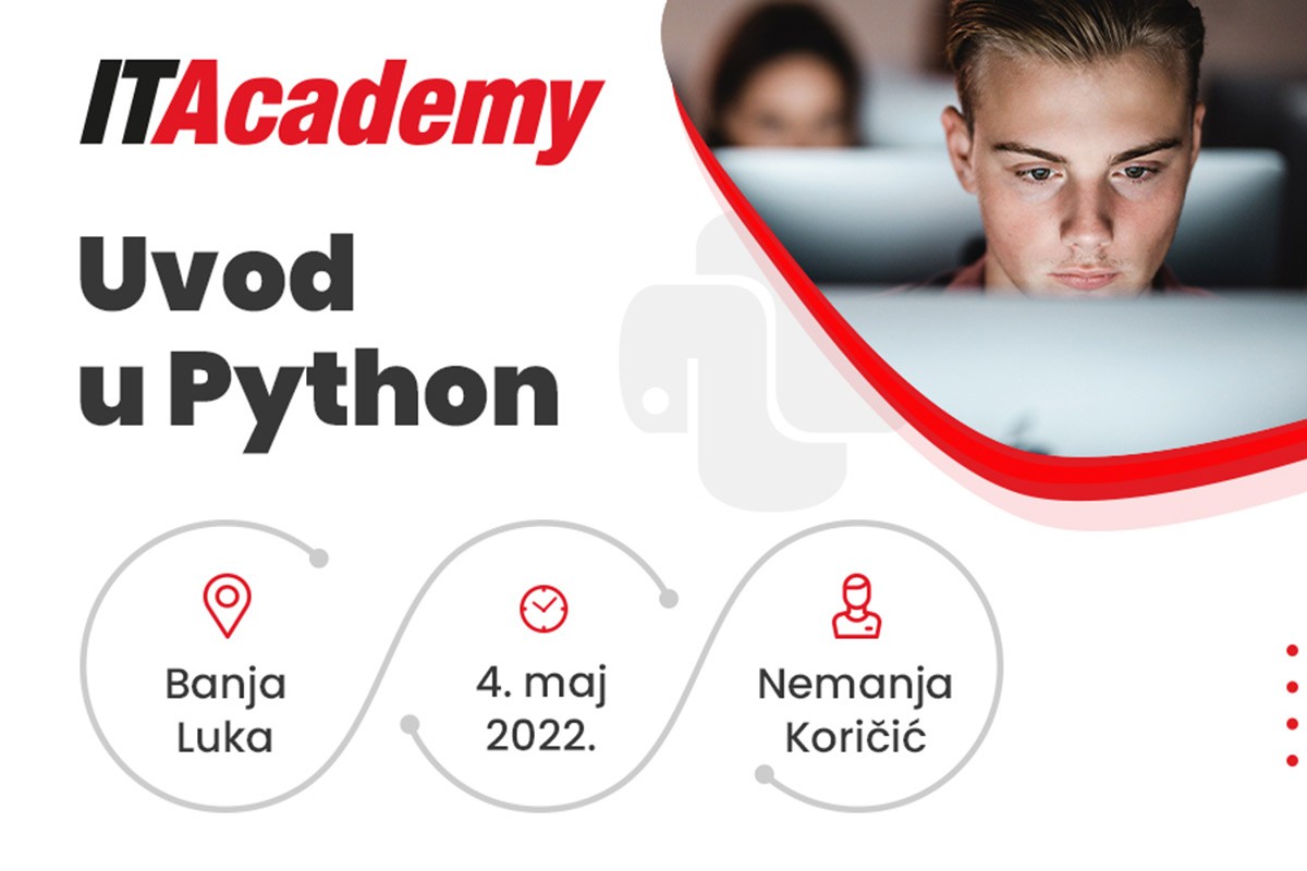 BESPLATAN kurs Python programiranja na ITAcademy u Banjaluci