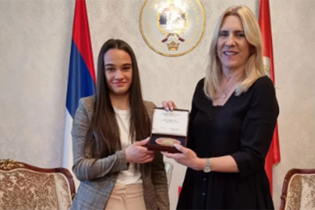 Cvijanović: Evropska šampionka Sara Ćirković - ponos Srpske i Srbije