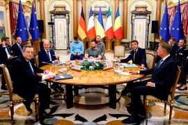 Zelenski primio evropske lidere, čitav kompleks oko palate blokiran