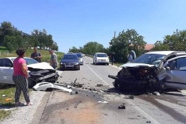 Tri osobe povrijeđene u saobraćajnoj nezgodi