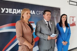 Ujedinjena Srpska predstavila kandidate, na izbore pod sloganom "Srpska su ljudi"