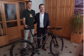 Petar Spaić dobio bicikl vrijedan 8.000 evra