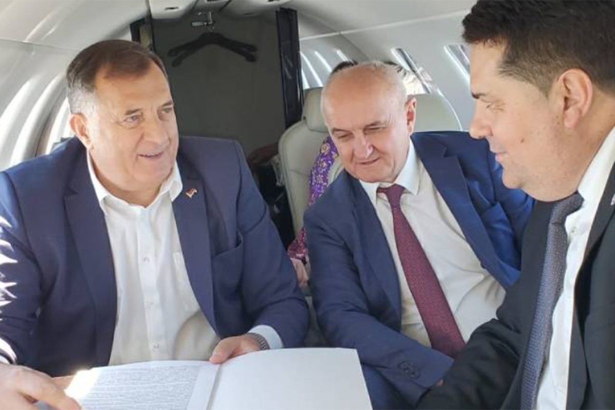 Dodik, Đokić i Stevandić na putu za Brisel, konsultacije pred sastanak