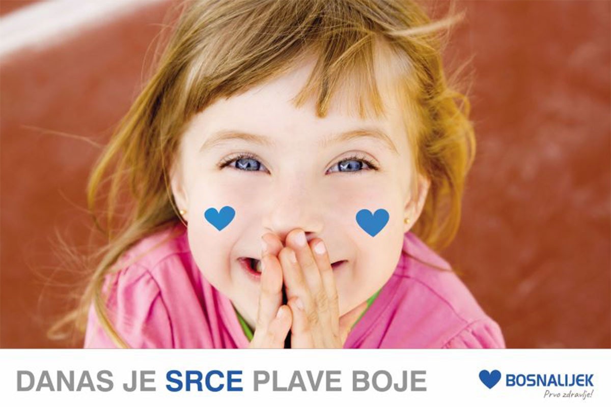 Plavo srce Bosnalijeka pomaže crveno srce malih heroja