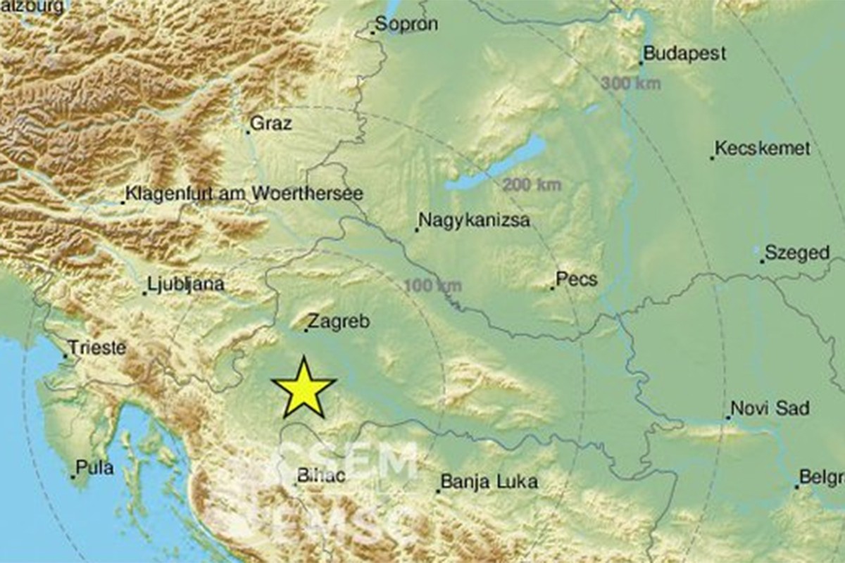 Slabiji zemljotres u BiH