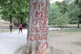 Na stablu osvanula ljubavna poruka: "Ti si moj otok"