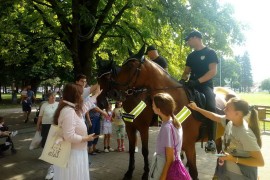 Konji Žandarmerije Srpske izazvali euforiju