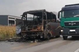 Lokalizovan požar na autobusu kod Doboja