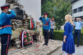 Cvijanovićeva u Rogatici odala poštu srpskim herojima