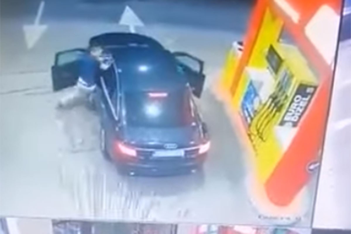 Drama kod Zvornika: Na pumpi ukrao auto pa se zakucao u aparat za plin