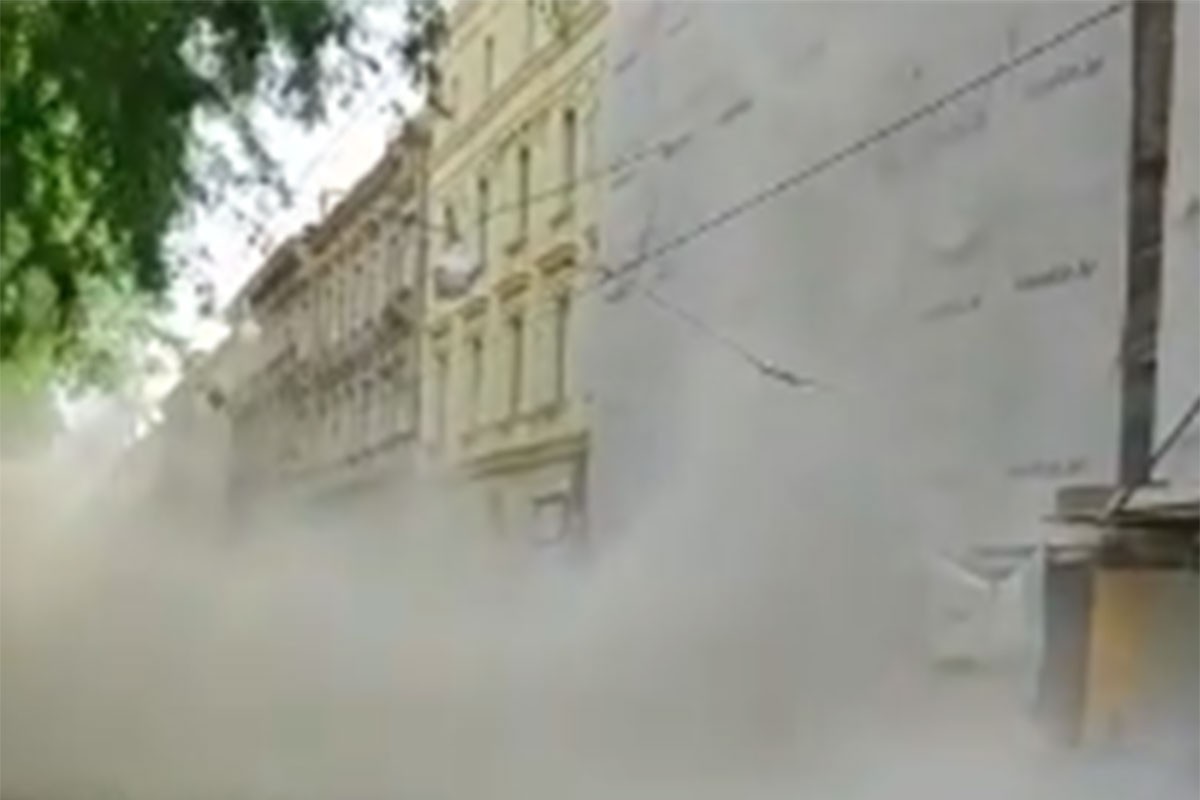 Urušio se dio zgrade u centru Zagreba
