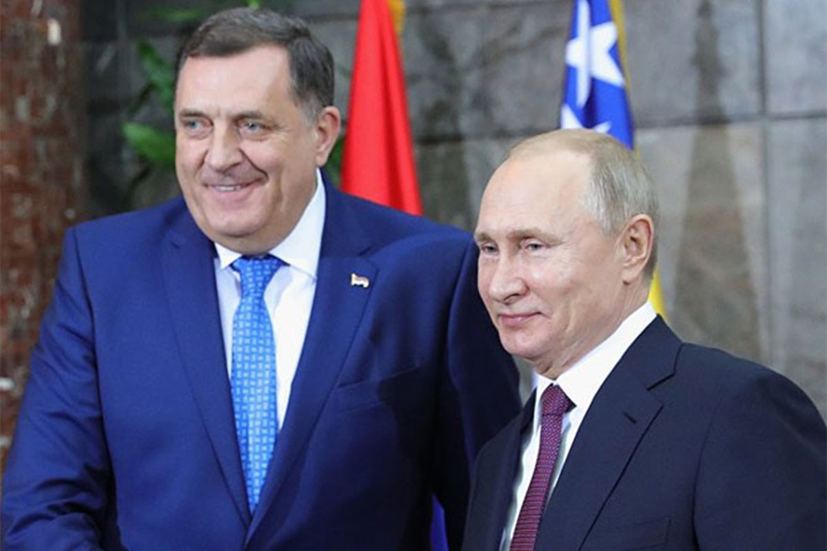 O čemu će razgovarati Dodik i Putin