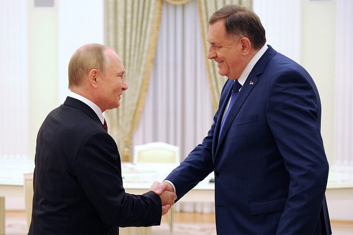 Kremlj objavio transkript dijela razgovora Putina i Dodika
