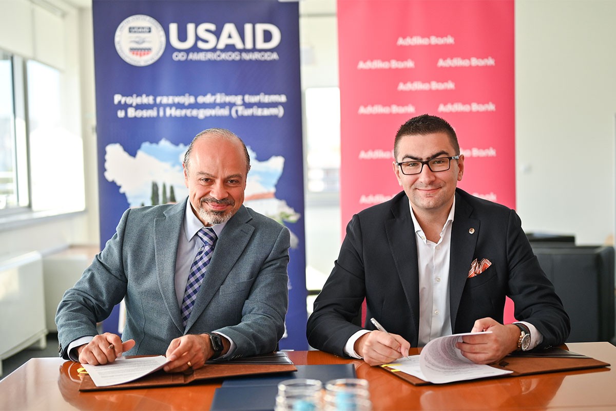 Addiko banka Banja Luka partner projekta "USAID Turizam"