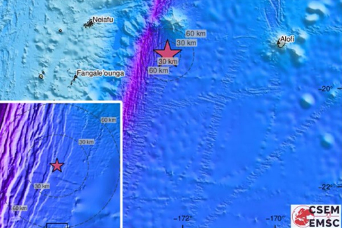 Upozorenje na cunami nakon snažnog zemljotresa u Tongi
