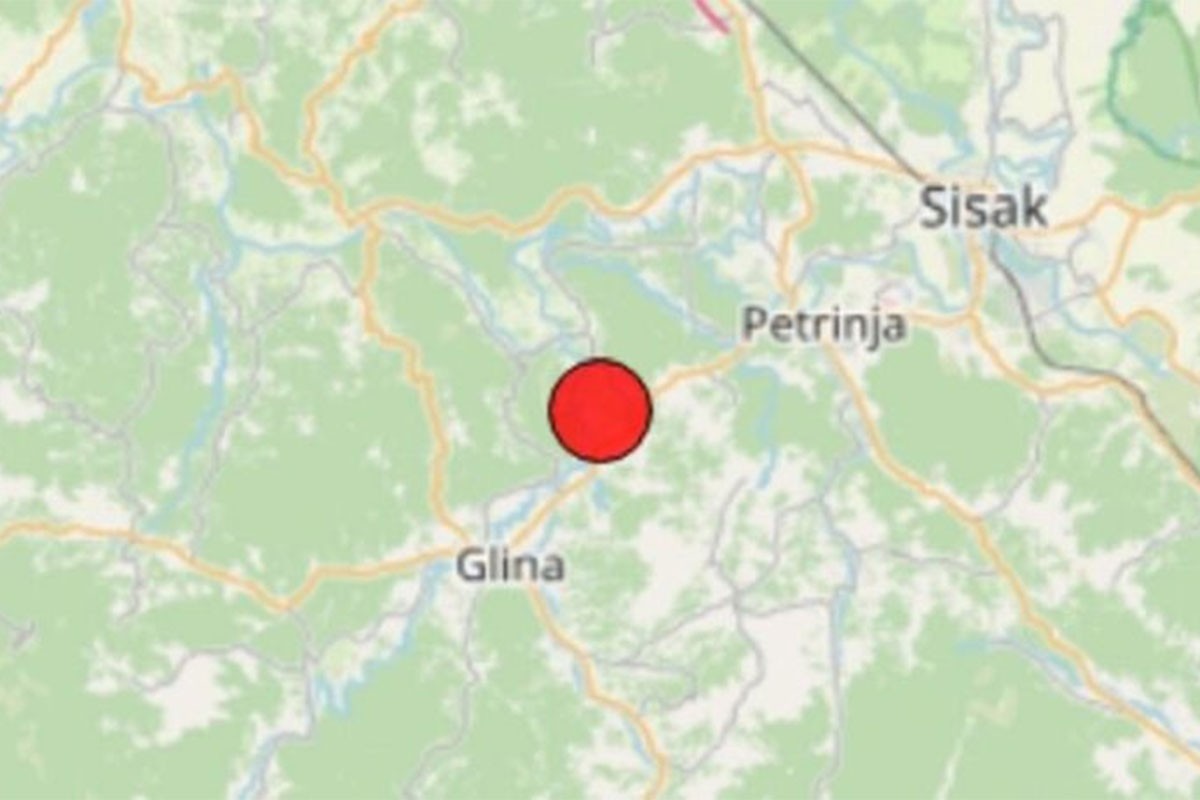 Zemljotres u Hrvatskoj: Treslo se oko Petrinje