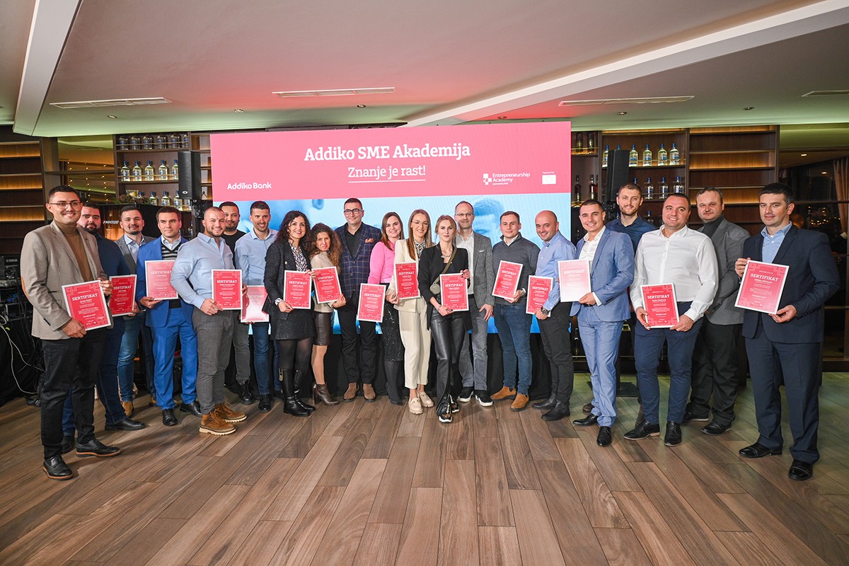 Podrška malim i srednjim preduzećima: Uspješno završena prva Addiko SME Akademija