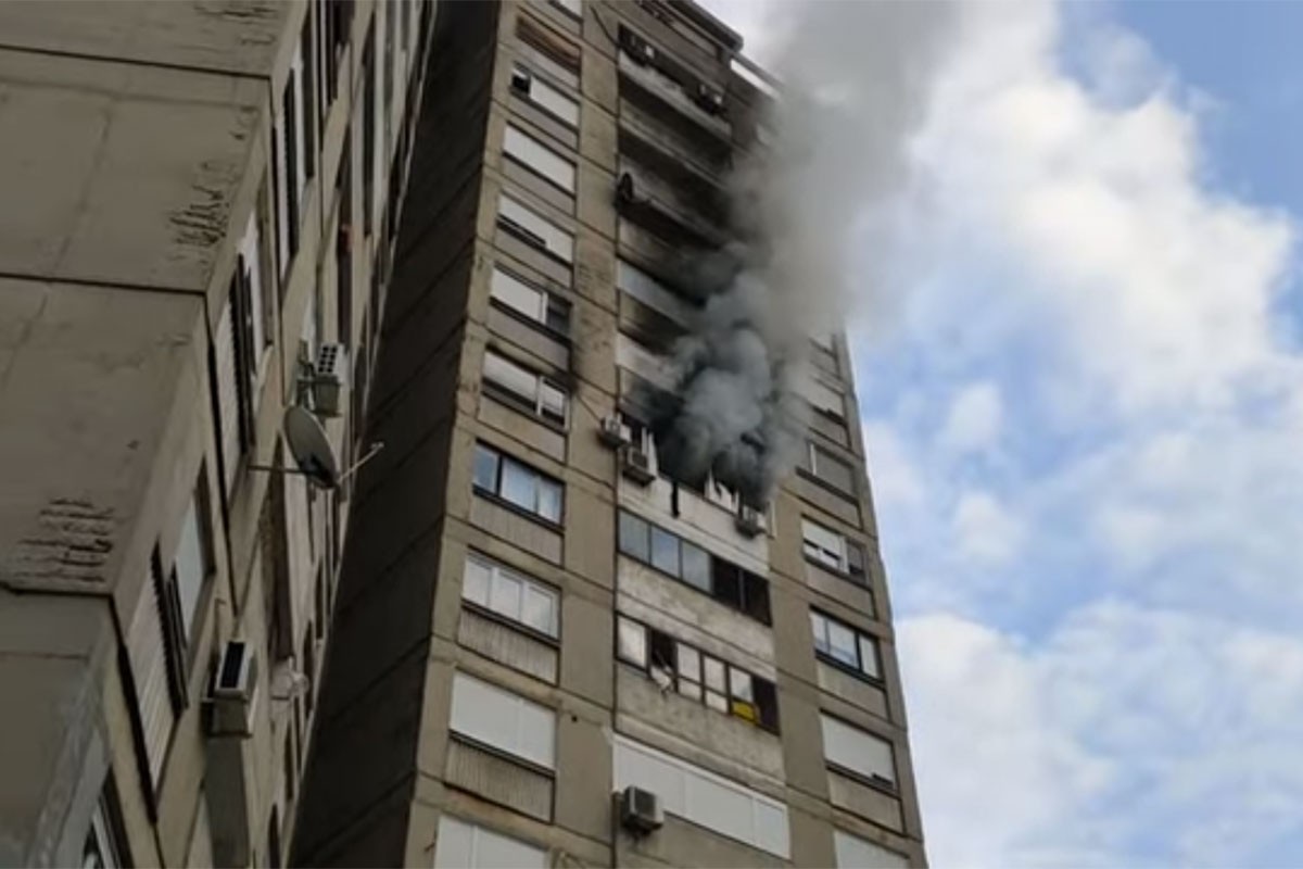 Izbio požar u zgradi: Šest povrijeđenih, među njima i dijete (VIDEO)