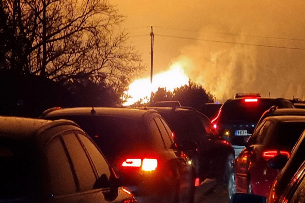 Eksplodirao gasovod u Litvaniji, plamen visok 50 metara (FOTO)