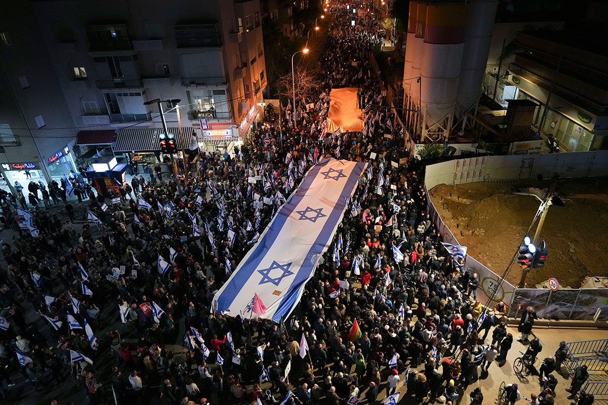 Nema odustajanja: Na ulicama više od 100.000 Izraelaca (FOTO)