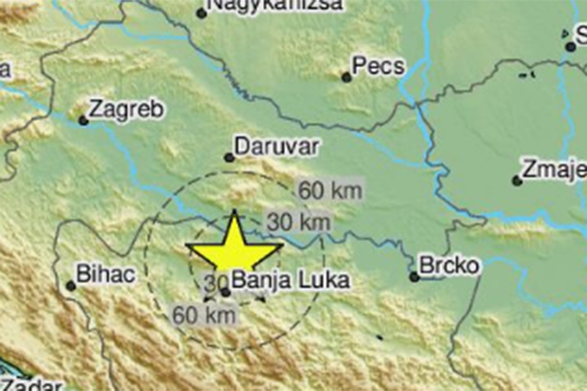 Zemljotres probudio Banjalučane