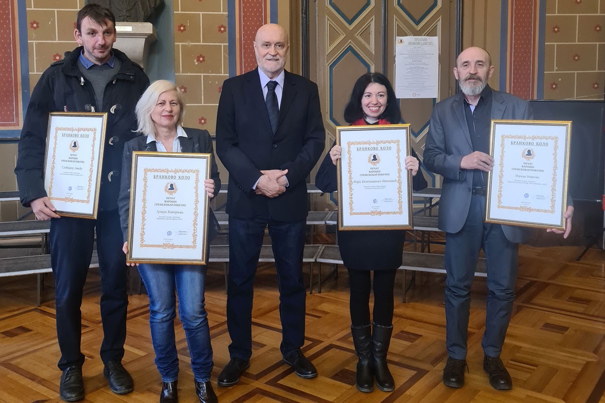 Laureatima uručena nagrada "Pečat varoši sremskokarlovačke"