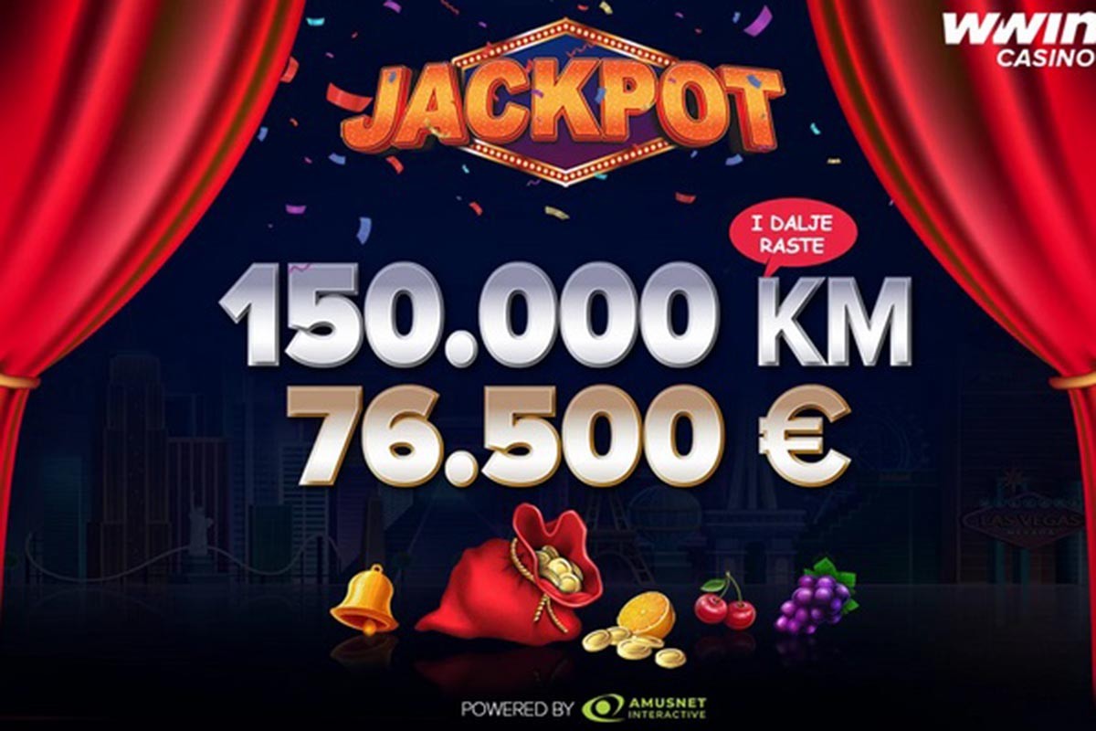 WWin casino: Jackpot – Zavrti za 150.000 KM
