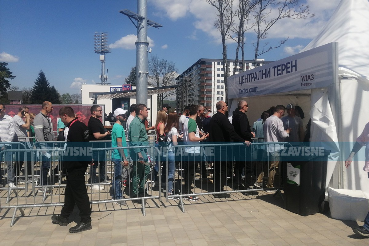 Srpska open: Velike gužve na ulazu u teniski kompleks i centralni stadion (FOTO/VIDEO)