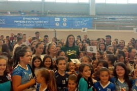 Tijana Bošković se družila sa mladim sportistima u Trebinju
