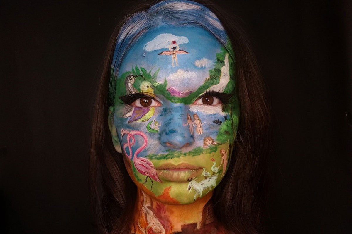 Mila Prosan na licu i tijelu oslikava djela od kojih zastaje dah
