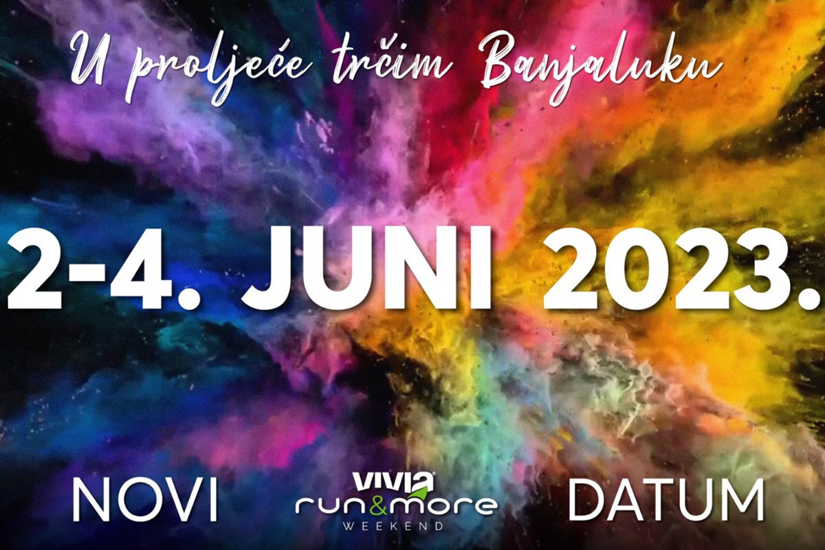 Novi termin 6. "Vivia Run&More Weekend" festivala 2 - 4. jun