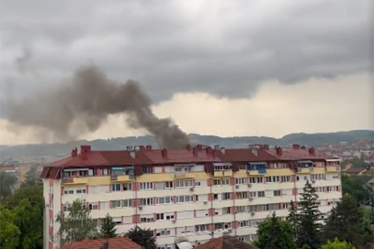 Požar u Banjaluci (VIDEO)