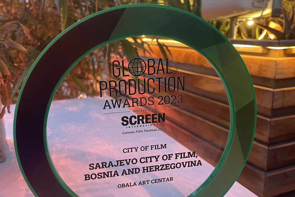 Kan: Sarajevo dobitnik nagrade Global Production u kategoriji "Grad filma"
