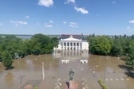 Pogledajte kako izgleda grad Nova Kahovka poslije probijanja brane na Dnjepru (VIDEO)