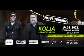 Odgođen koncert Kolje i "Grobovlasnika" u Banjaluci, poznat novi termin