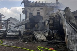 Zapalila se radionica u Prijedoru, pa požar prešao na dvije kuće