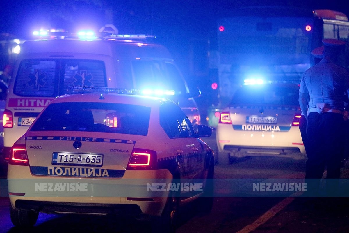 Težak udes na auto-putu Banjaluka-Laktaši, policija i vatrogasci na terenu