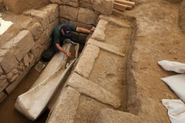 U Gazi otkrivena dva olovna sarkofaga