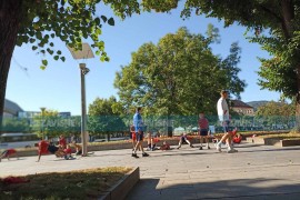 Omladinci Crvene zvezde trenirali u parku "Petar Kočić"