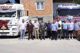Nesvakidašnja svadba u Bugojnu: Po mladu otišao kamionom (VIDEO)