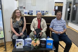 Promovisan roman "Vjetar još nije stao" u Prijedor