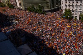 Hiljade Španaca na protestu protiv amnestije katalonskih političara