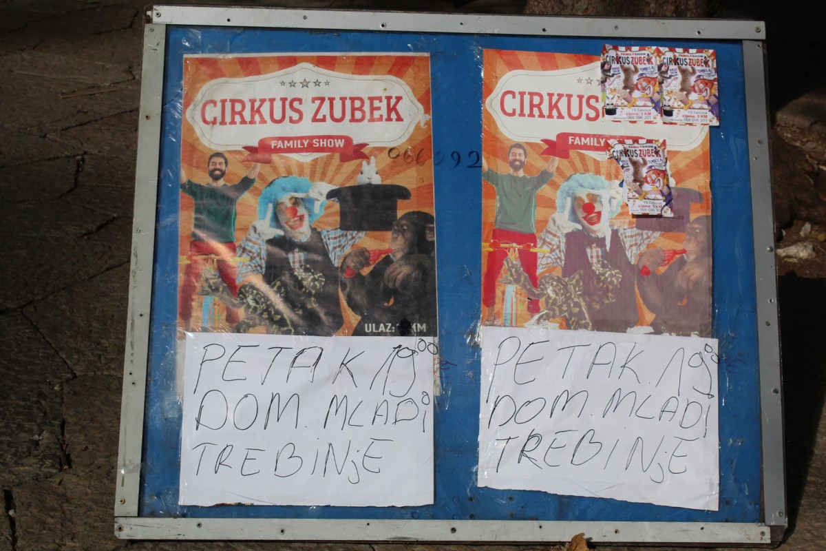 Reklama za cirkus izazvala cirkus u Trebinju