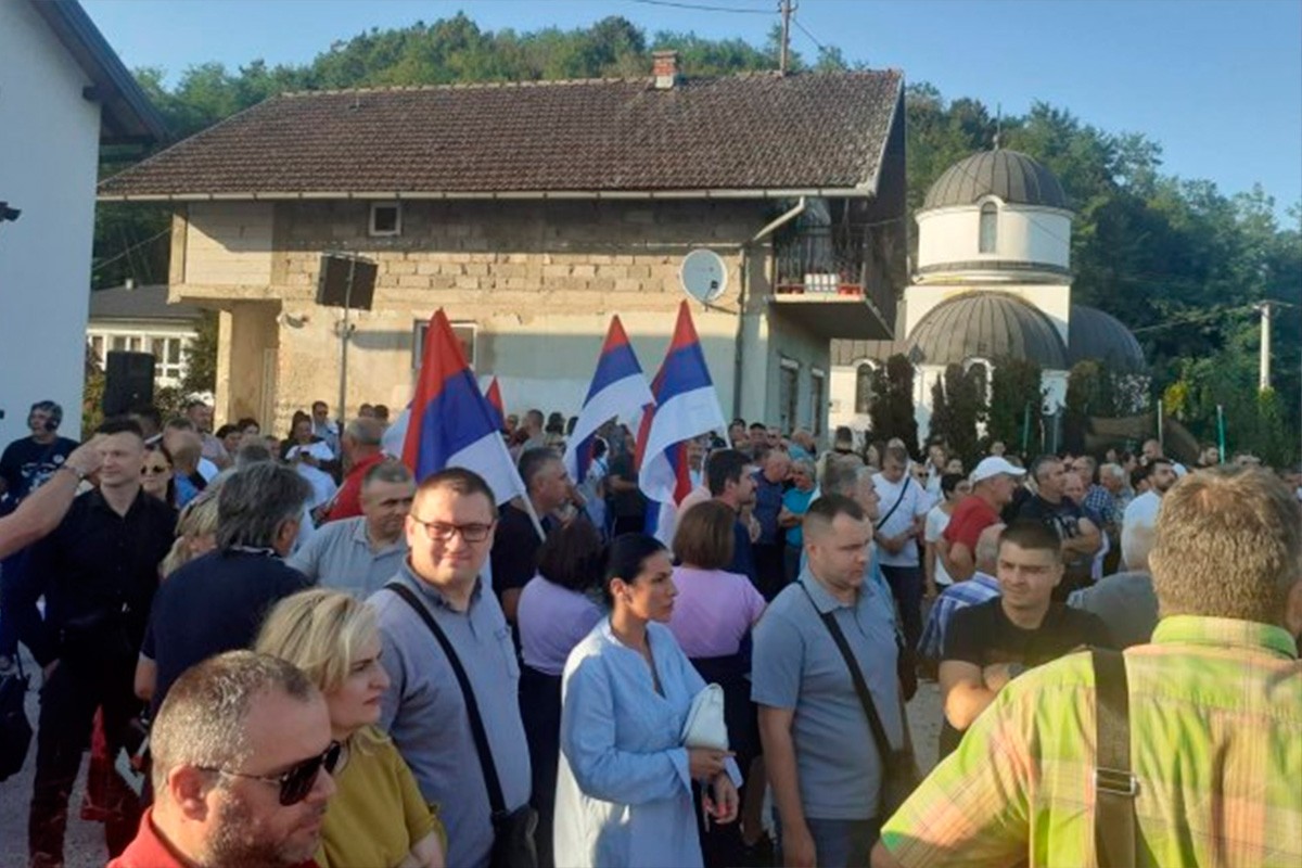 Održani skupovi "Granica postoji": "Ne" ugrožavanju svetinje Republike Srpske